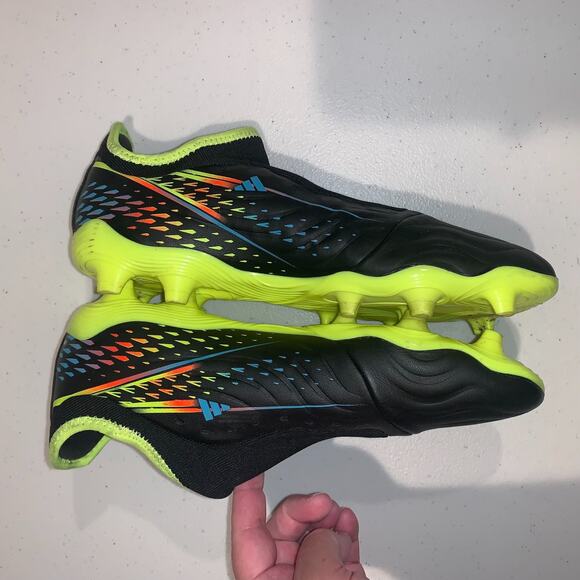 Nike Men's COPA Soccer Cleats Size 8 US Black Yellow Colorful 698007 2022 Firm - Picture 4 of 8